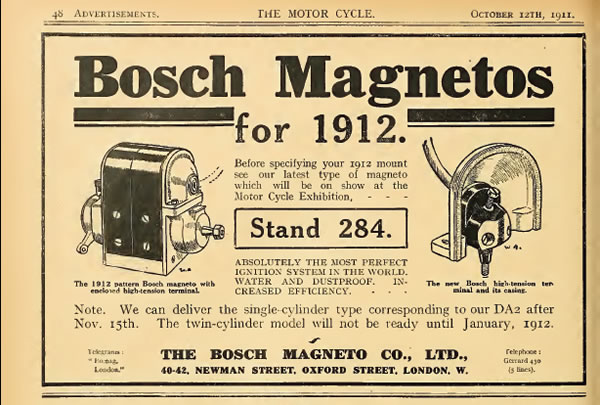 Bosch Magneto 1911
